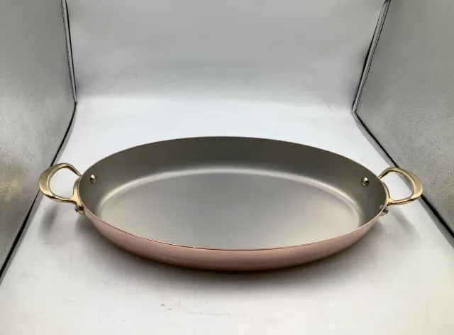 Mauviel M'Heritage M150B gratängform oval 40 cm koppar