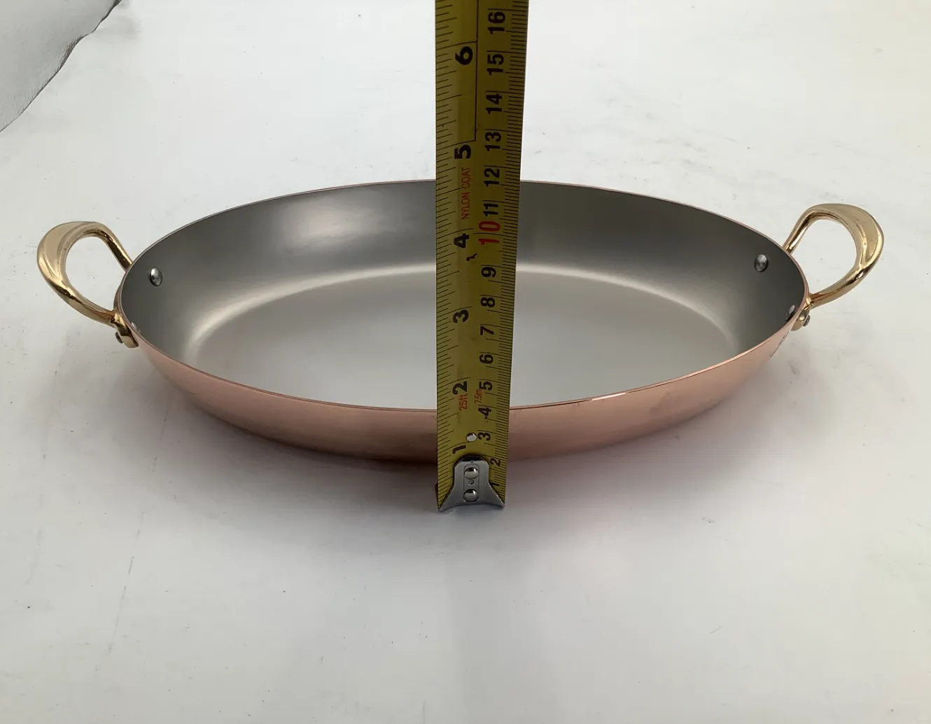 Mauviel M'Heritage M'150 B gratängform oval 25 cm koppar