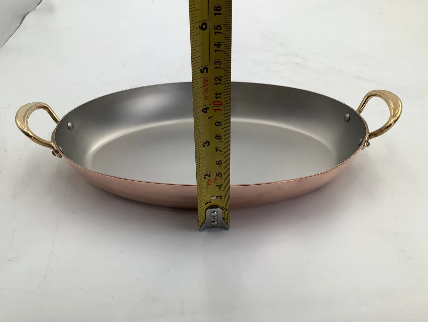 Mauviel M'Héritage M'150B gratängform koppar oval 25 cm