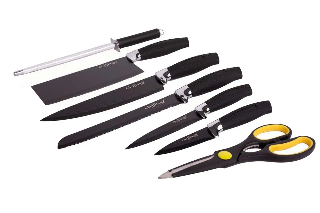 Cheffinger CF-KS04 knivblock svart