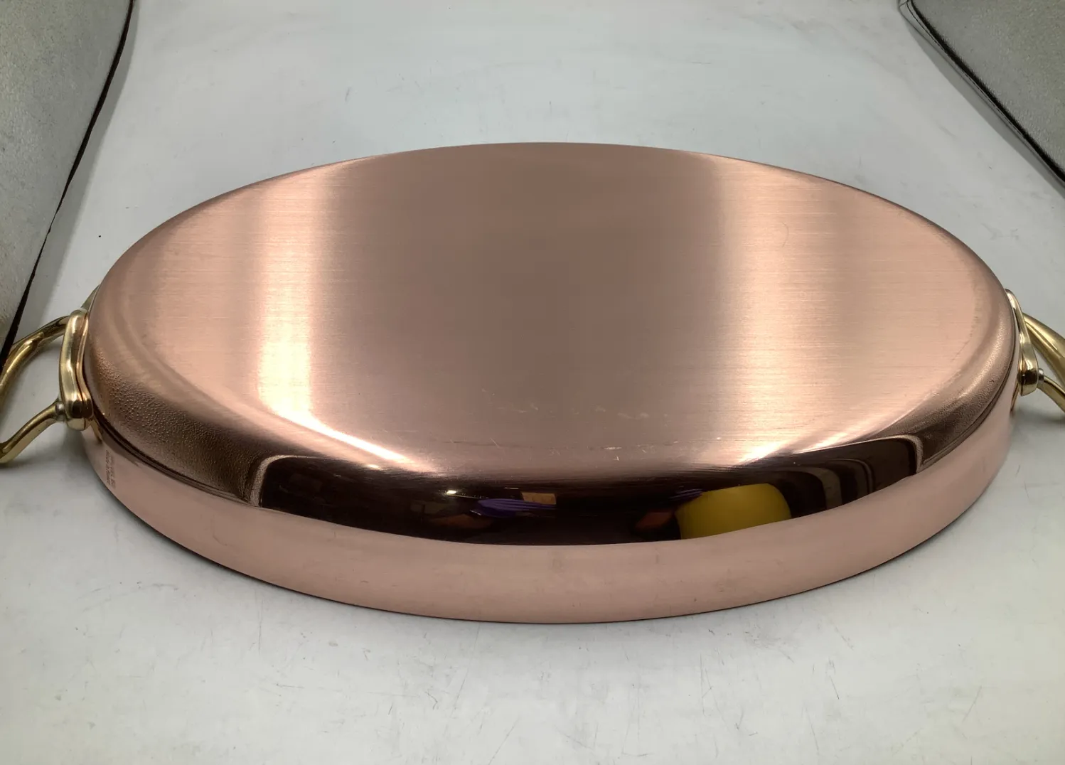 Mauviel M'Héritage oval gratängpanna koppar 40 cm