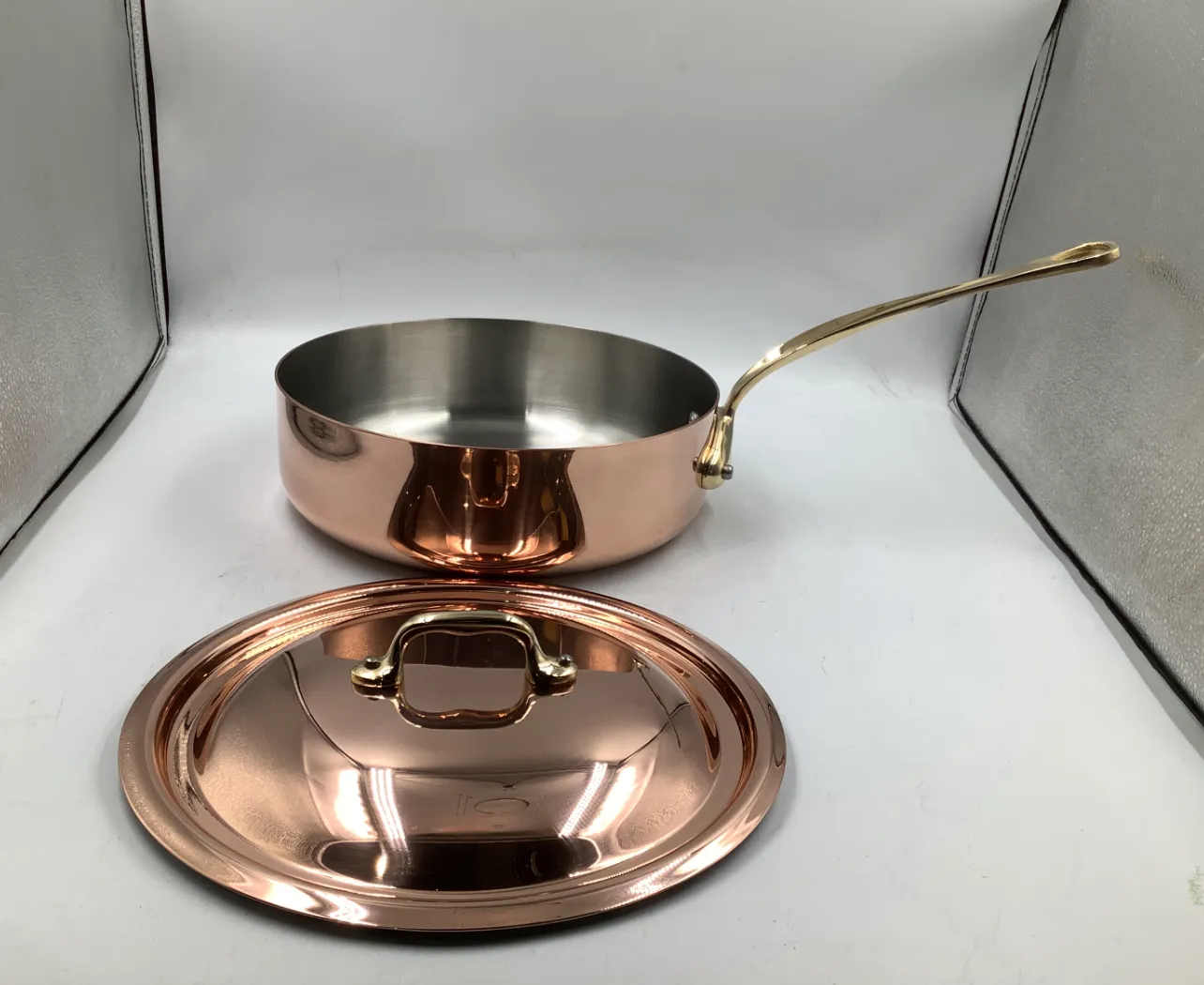 Mauviel M'Héritage M'150 B sautépanna 3,1 liter mässing