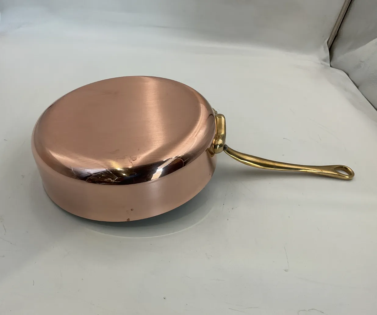 Mauviel M'Heritage M'150 B trakterpanna med lock 3,1 l koppar