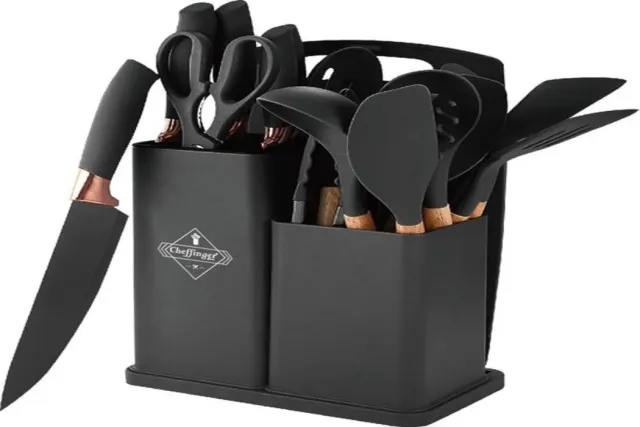 Cheffinger CF-KSUT01 knivset 19 delar rostfritt