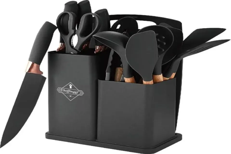 Cheffinger CF-KSUT01 knivset 19 delar rostfritt