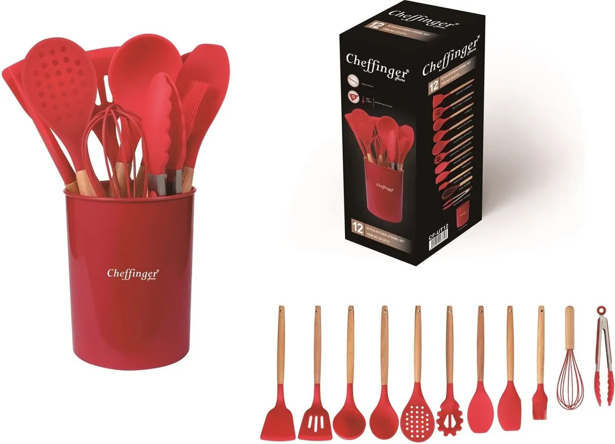 Cheffinger CF-UT12 serveringstång 30 cm rostfri