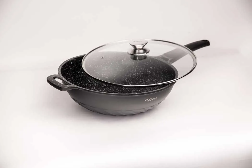Cheffinger CF-DW32 wokpanna 32 cm induktion