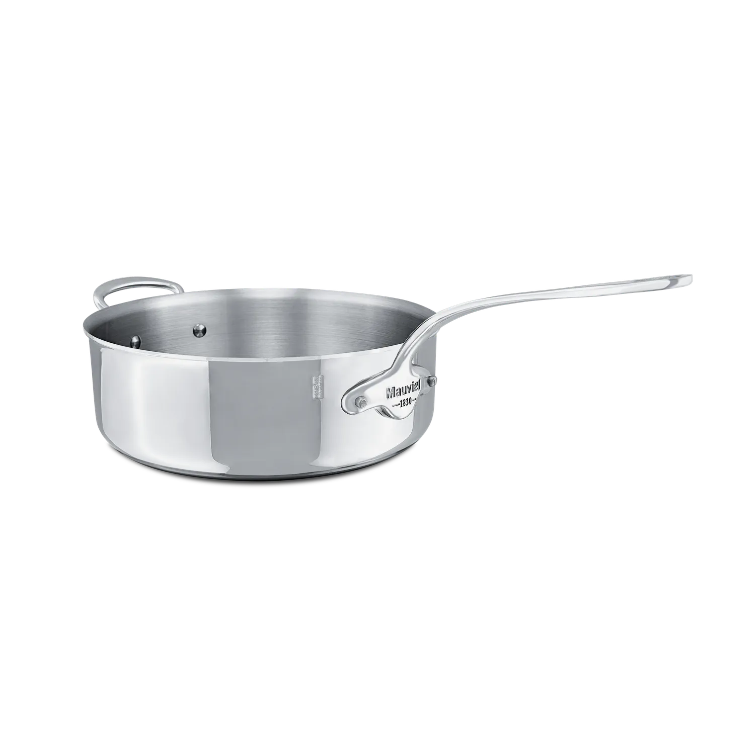 Mauviel M'Cook traktörpanna rostfri 28 cm 5,9 l med lock
