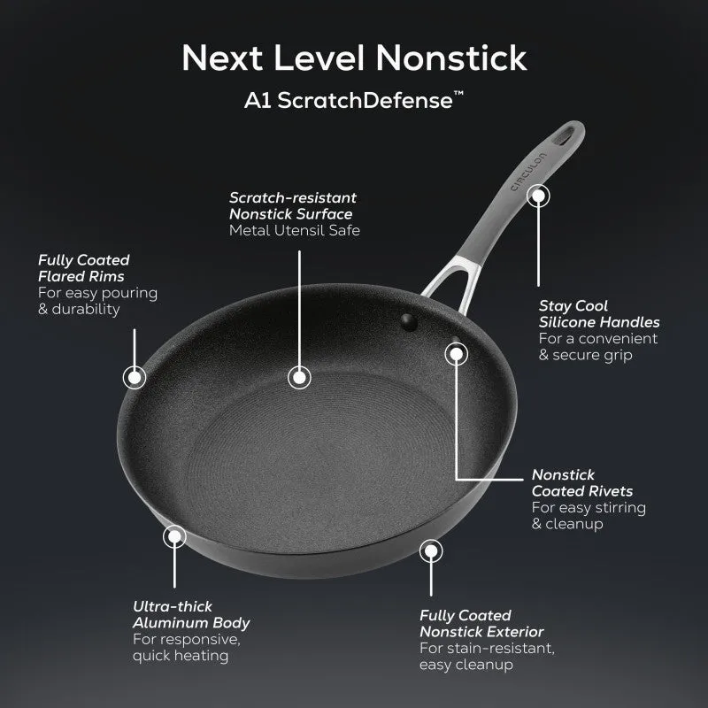 Circulon A1 ScratchDefense kastrullset 12-delar nonstick