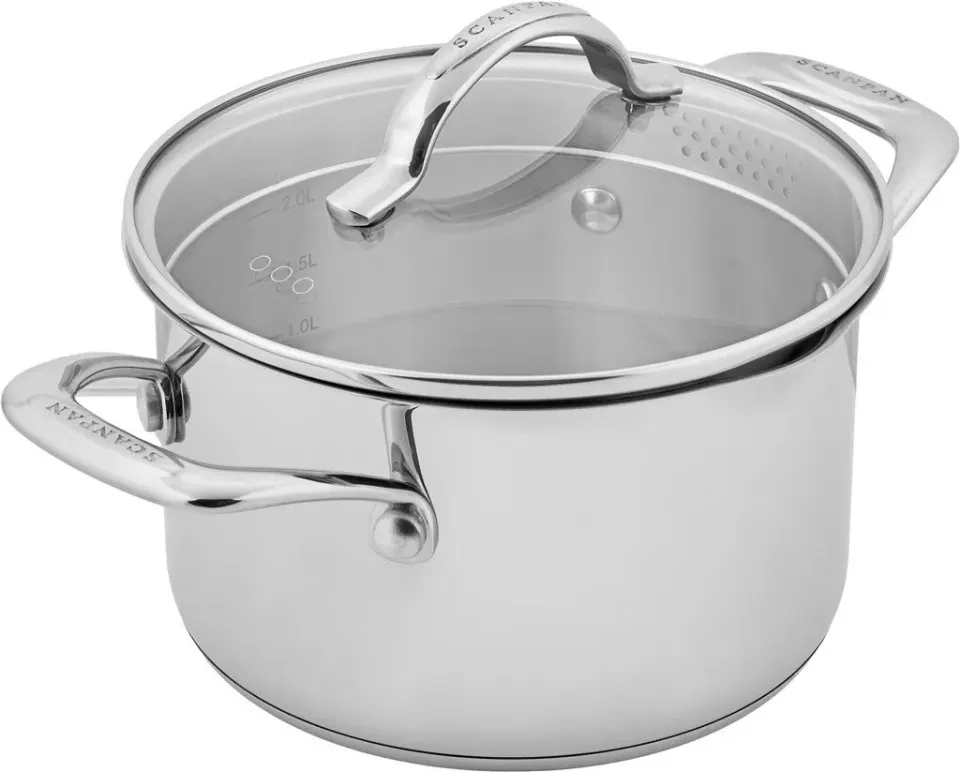 SCANPAN STS gryta 2,5 L 18 cm rostfritt stål