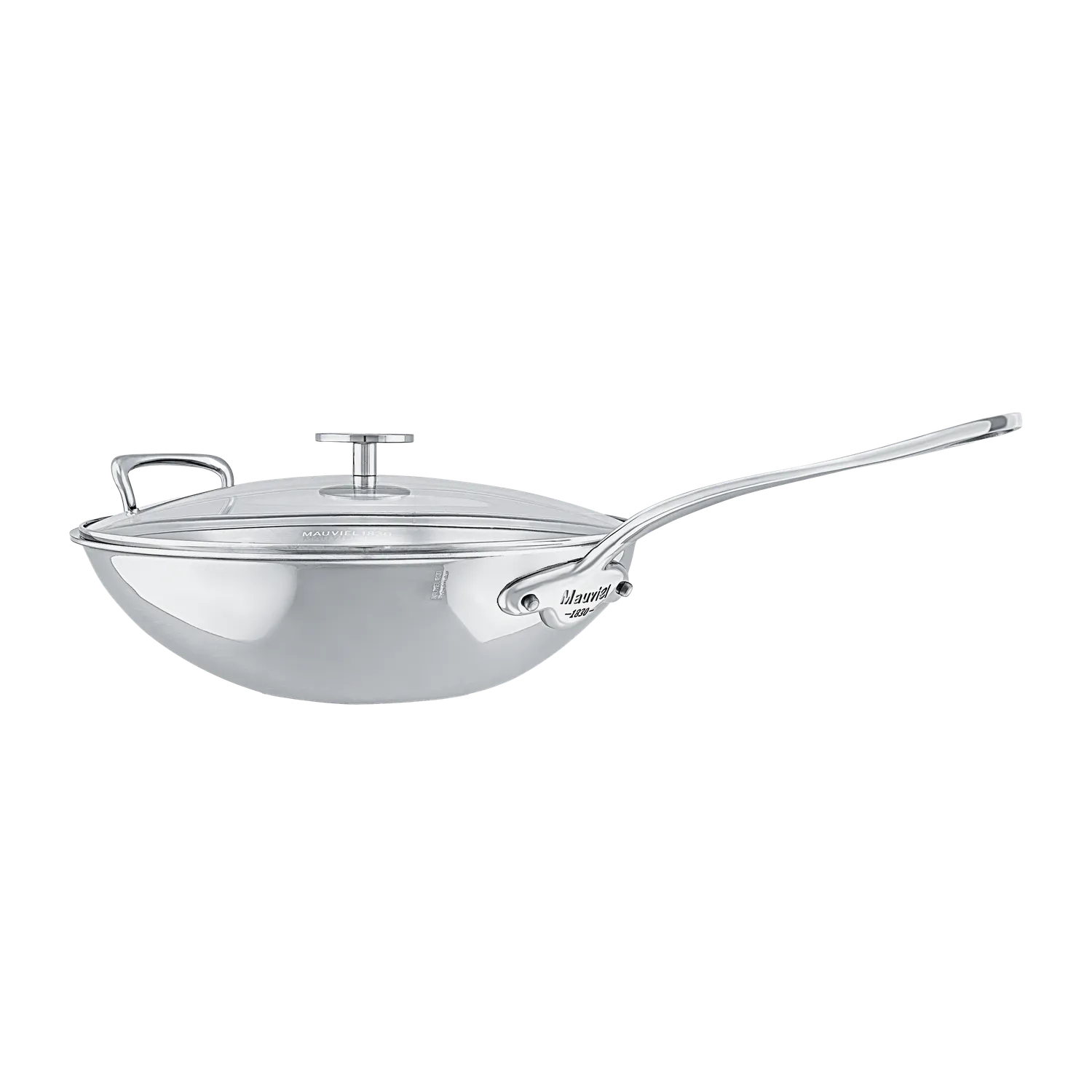 Mauviel M'COOK wok 32 cm 4,7 liter rostfri 5-lager