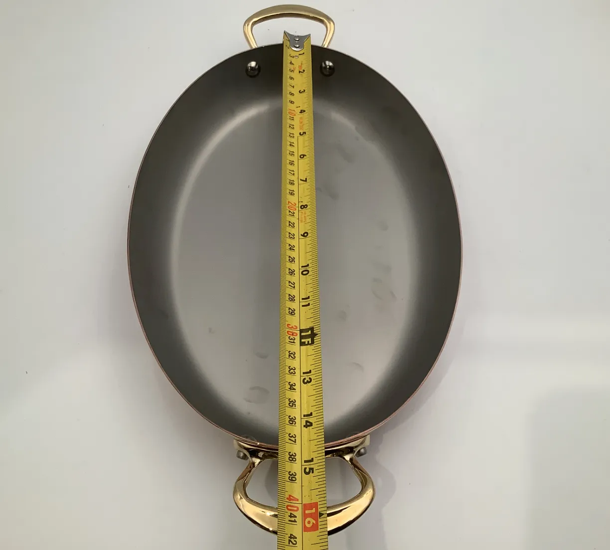 Mauviel M'Heritage M150B gratängform oval 35 cm koppar