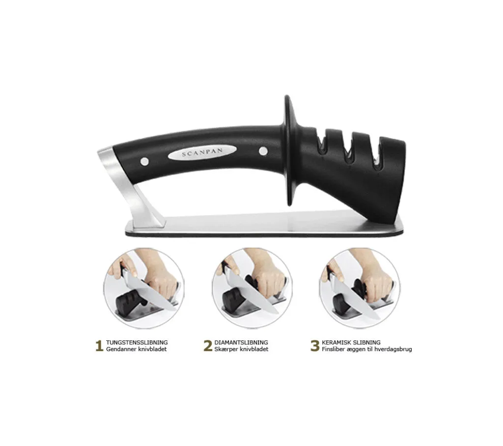 SCANPAN Classic knivslip 3-stegs