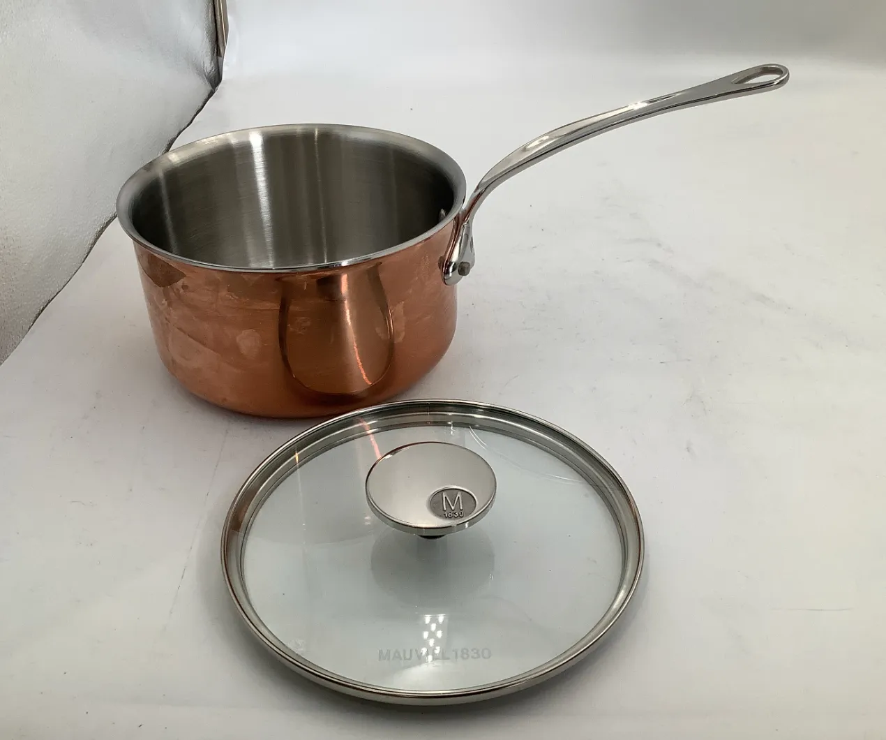 Mauviel M'Triply S kastrull 2,5 liter koppar