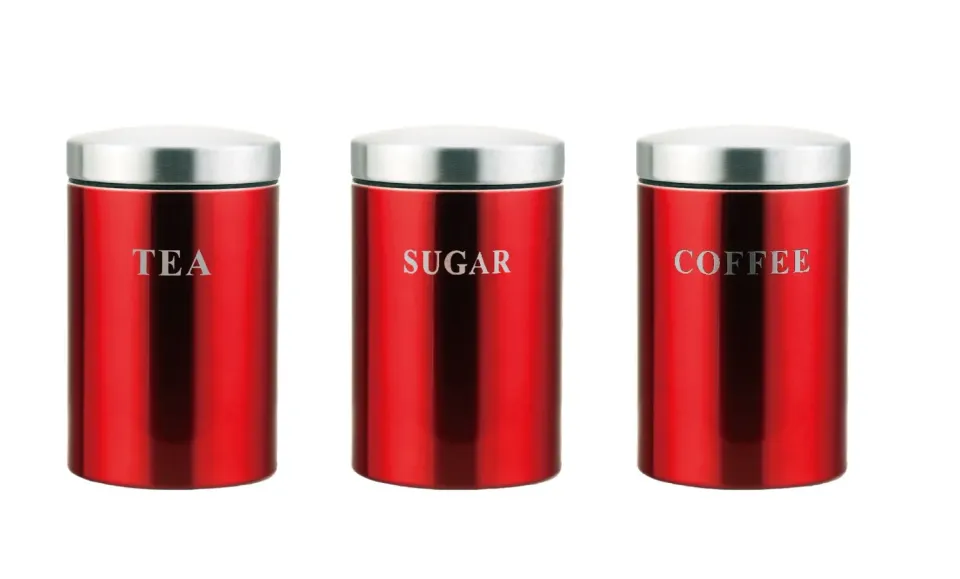 Cheffinger CF-CAN3R förvaringsburk 3-pack tät