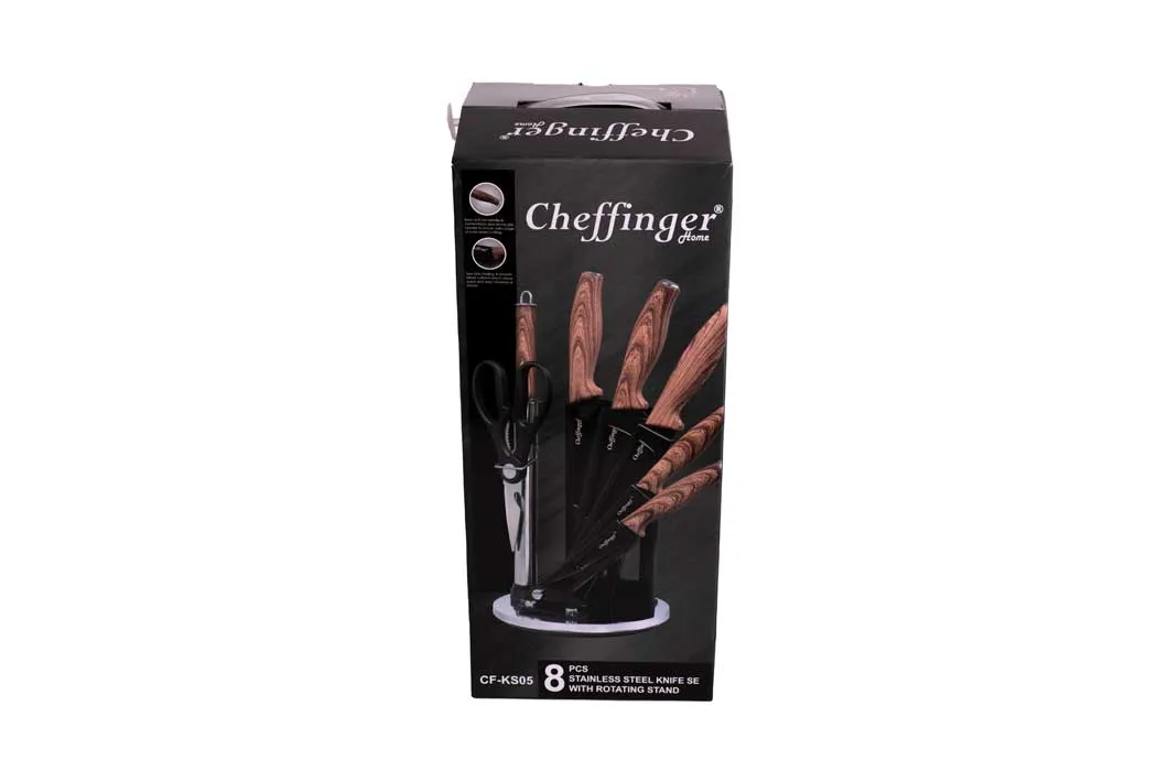 Cheffinger CF-KS05 knivset 5 delar rostfritt