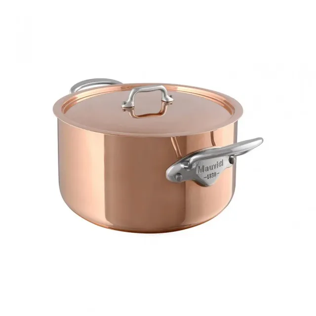 Mauviel M'3 S gryta koppar 6 liter lock