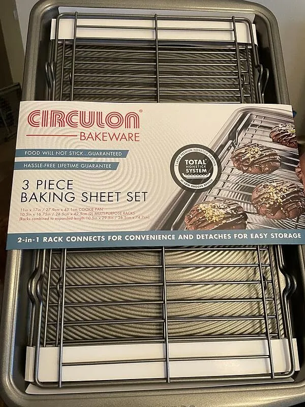 Circulon bakset nonstick 3-delar grå