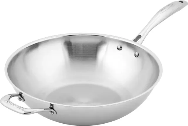 Scanpan STS wok 32 cm rostfritt stål