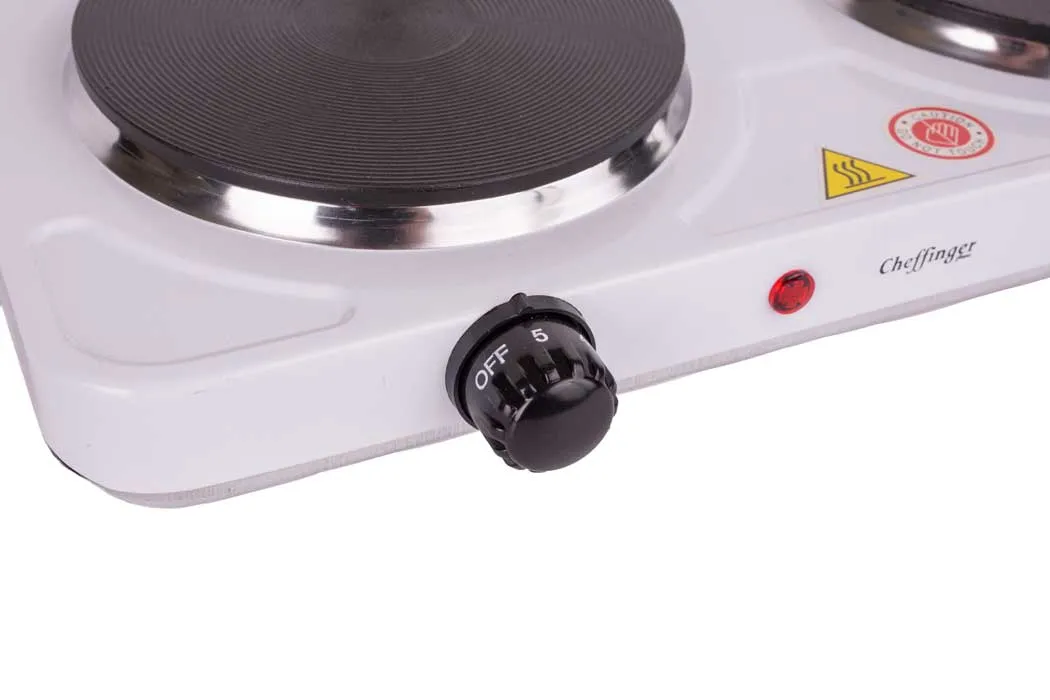 Cheffinger CF-EHD1000 kokplatta 1000 W singel