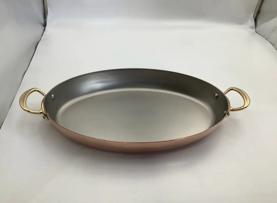 Mauviel M'Heritage M150B gratängform oval 40 cm koppar