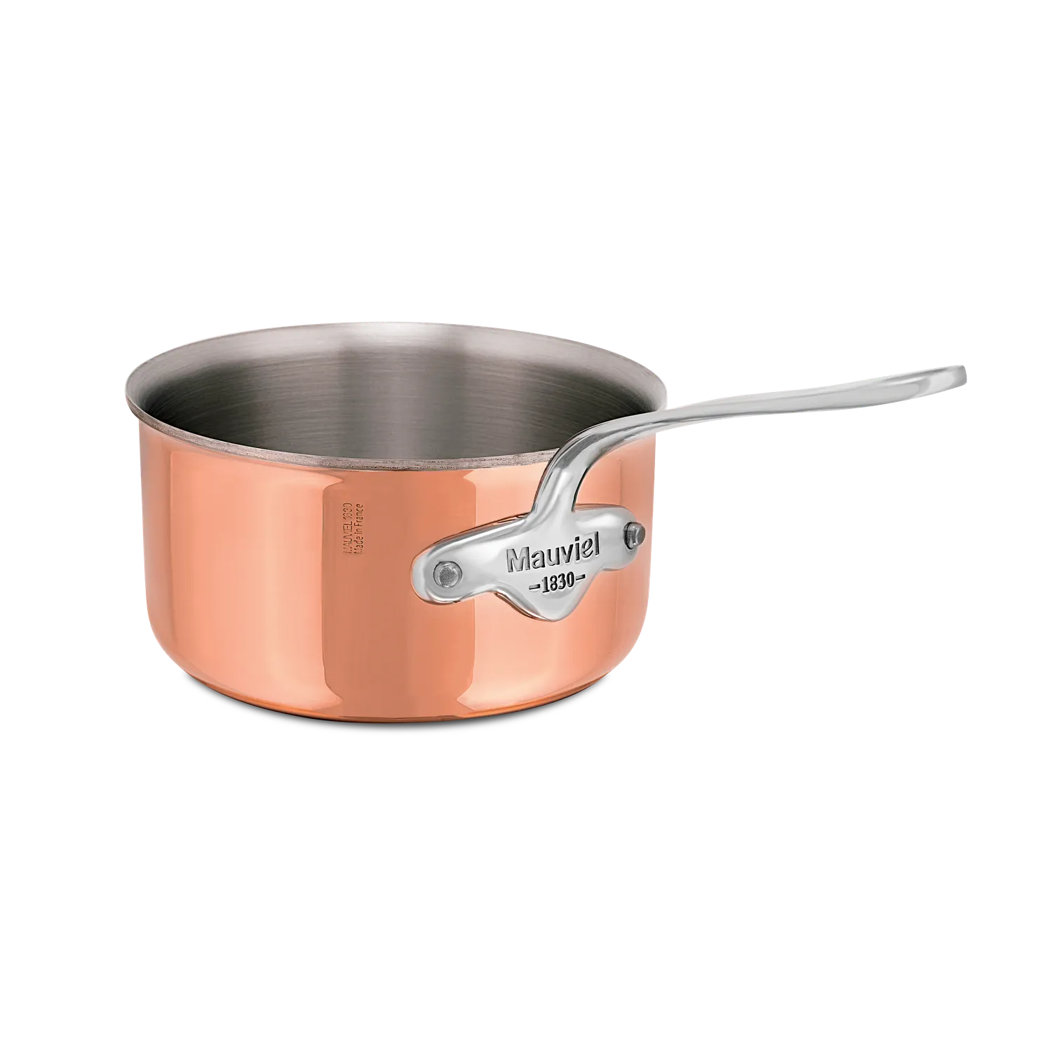 Mauviel M'6 S kastrull med lock 1,9 Qt koppar induktion
