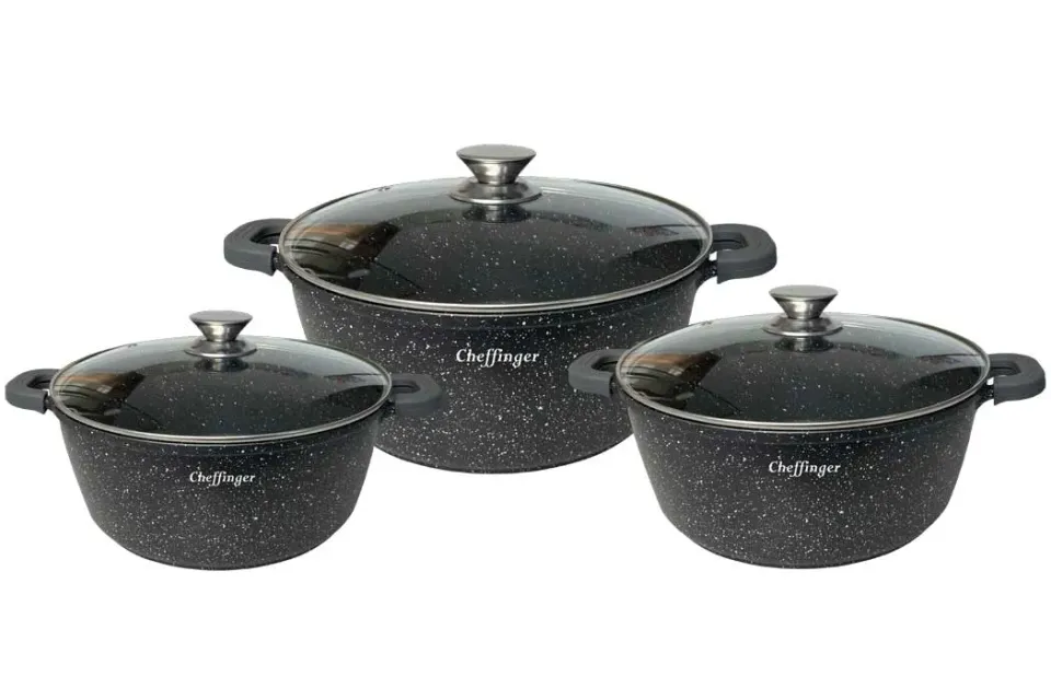Cheffinger CF-DCS03 gryta gjuten hållbar