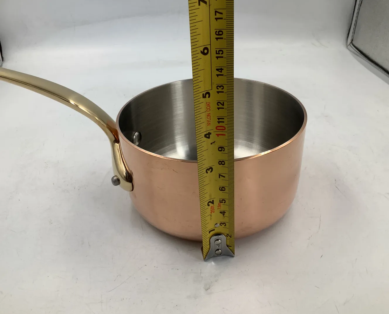 Mauviel M'Héritage M200B kastrull koppar 1,1 l begagnad