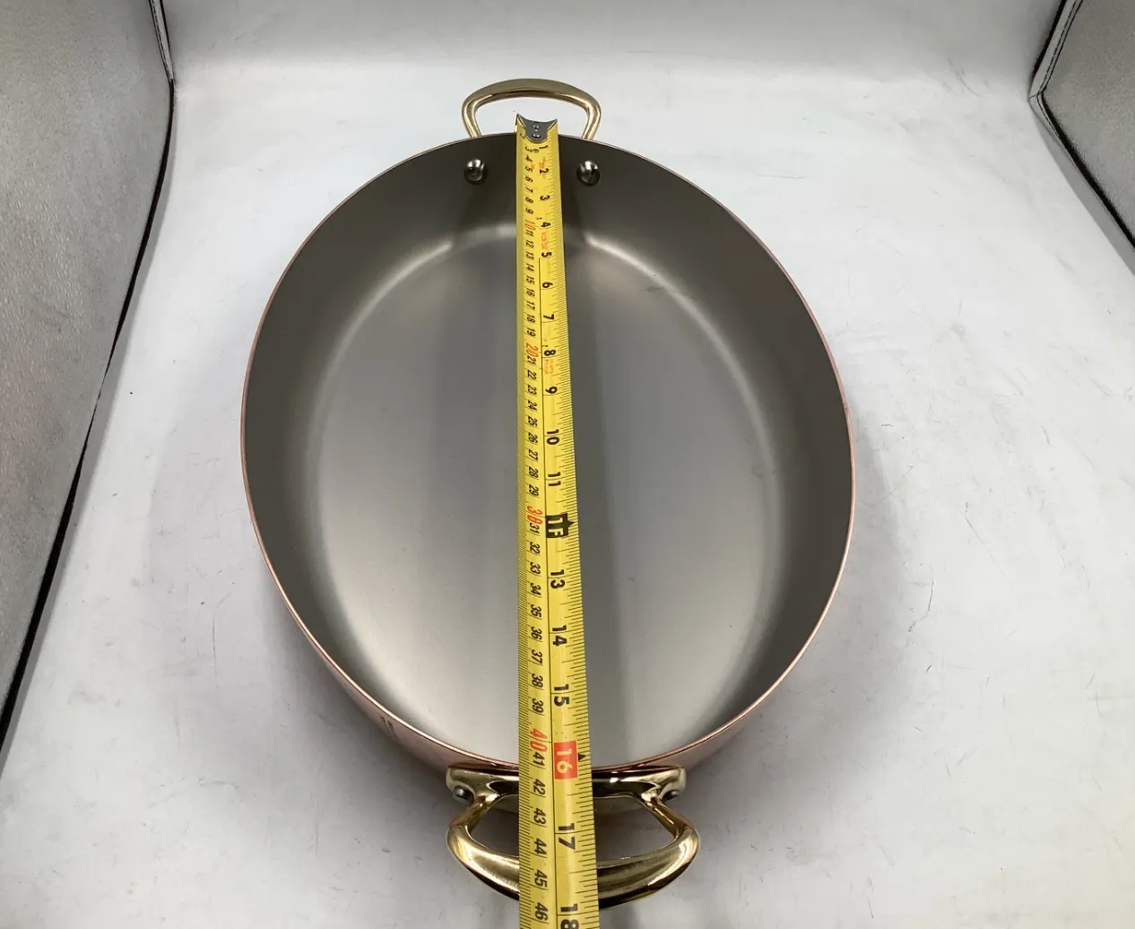 Mauviel M'Heritage M'150 B gratängform koppar oval 40 cm