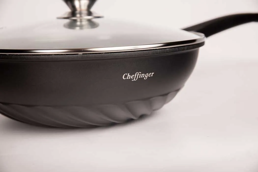Cheffinger CF-DW32 wokpanna 32 cm induktion