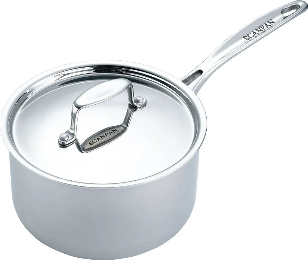 Scanpan Fusion 5 kastrull 1,3 L 14 cm rostfri med lock