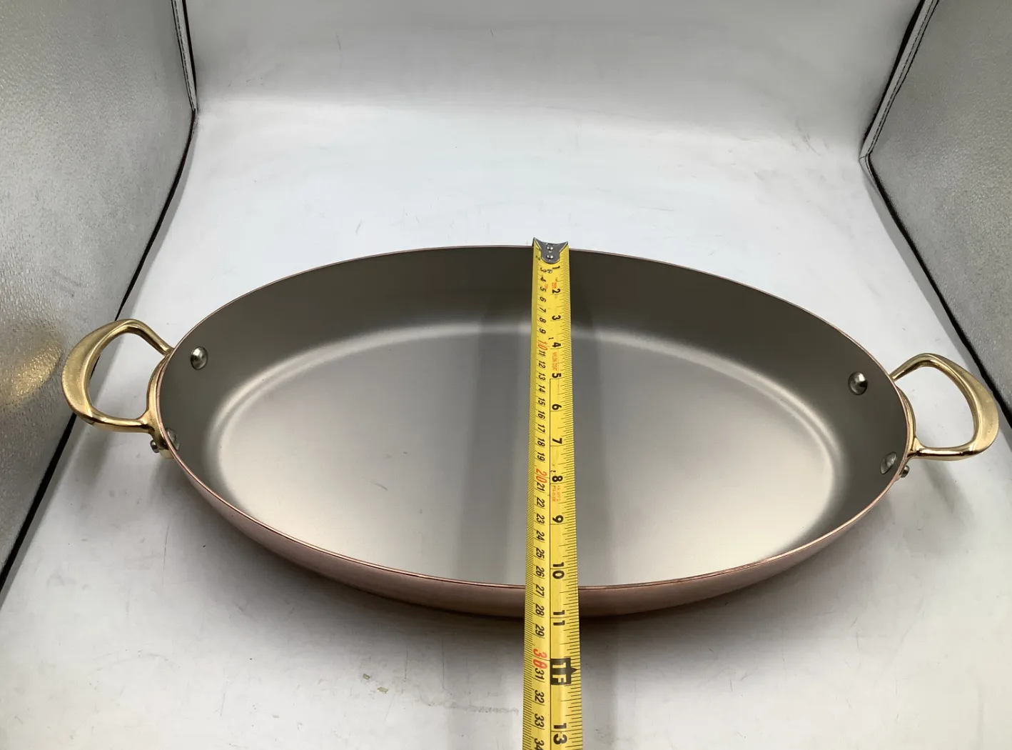 Mauviel M'Héritage M'150 B gratängform oval koppar 40 cm