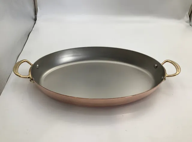 Mauviel M'Heritage M'150 B gratängform oval 40 cm koppar