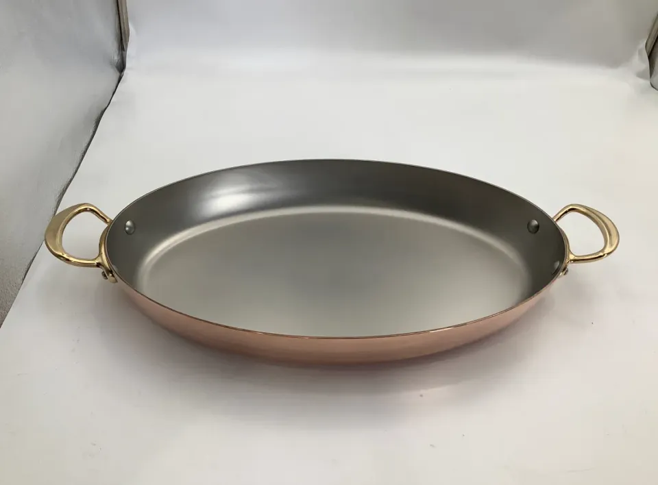 Mauviel M'Heritage M'150 B gratängform oval 40 cm koppar