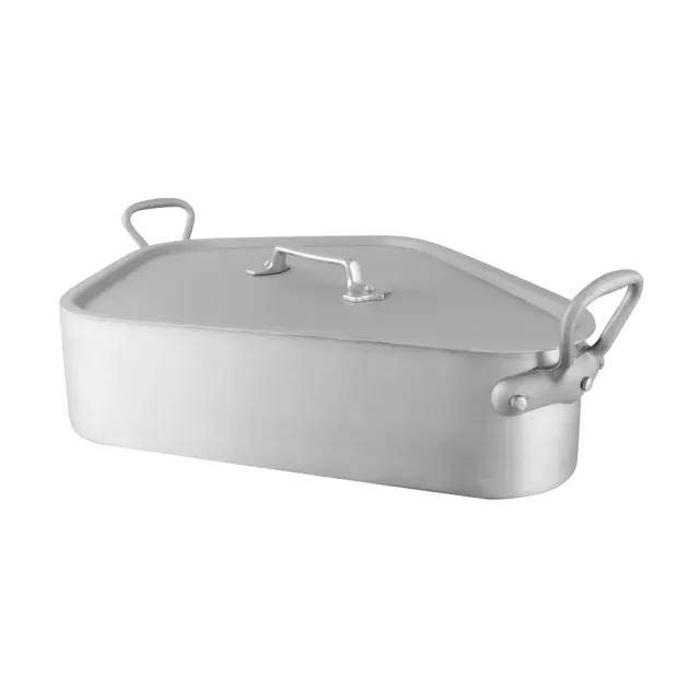 Mauviel M’Tradition fiskgryta aluminium med galler och lock