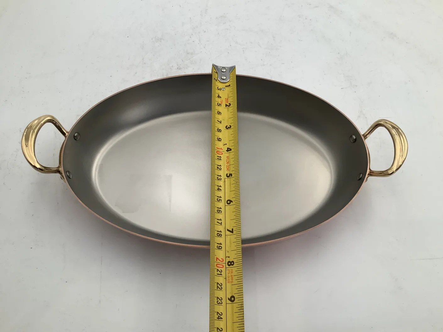 Mauviel M'Heritage M'150 B gratängform oval 25 cm koppar