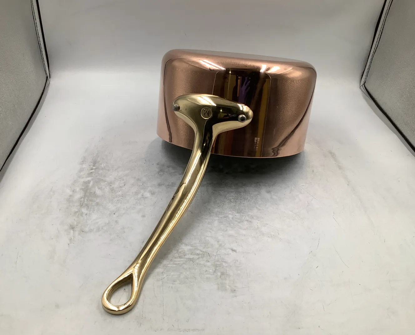 Mauviel M'Héritage M'200 B kastrull med lock 3,3 qt koppar box 3