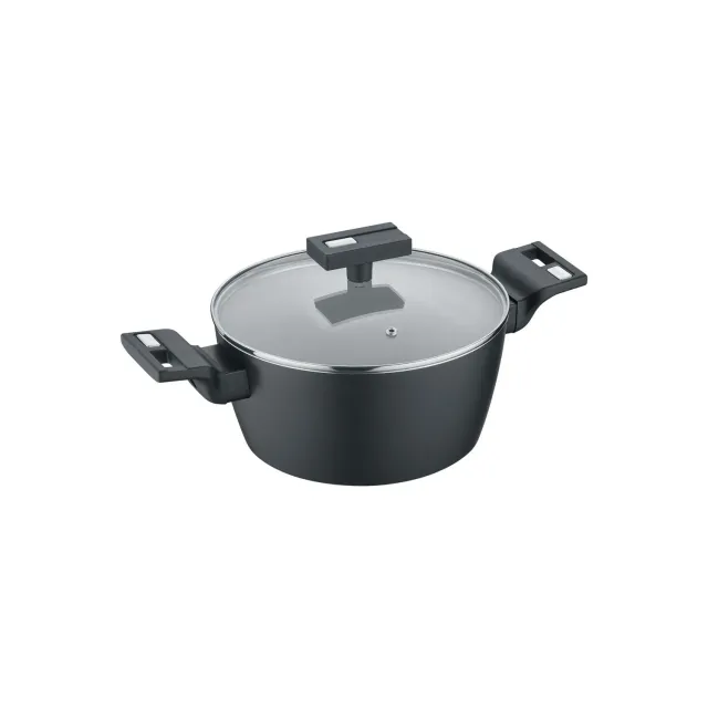 Berndes b.clever kastrull 20 cm med lock aluminium