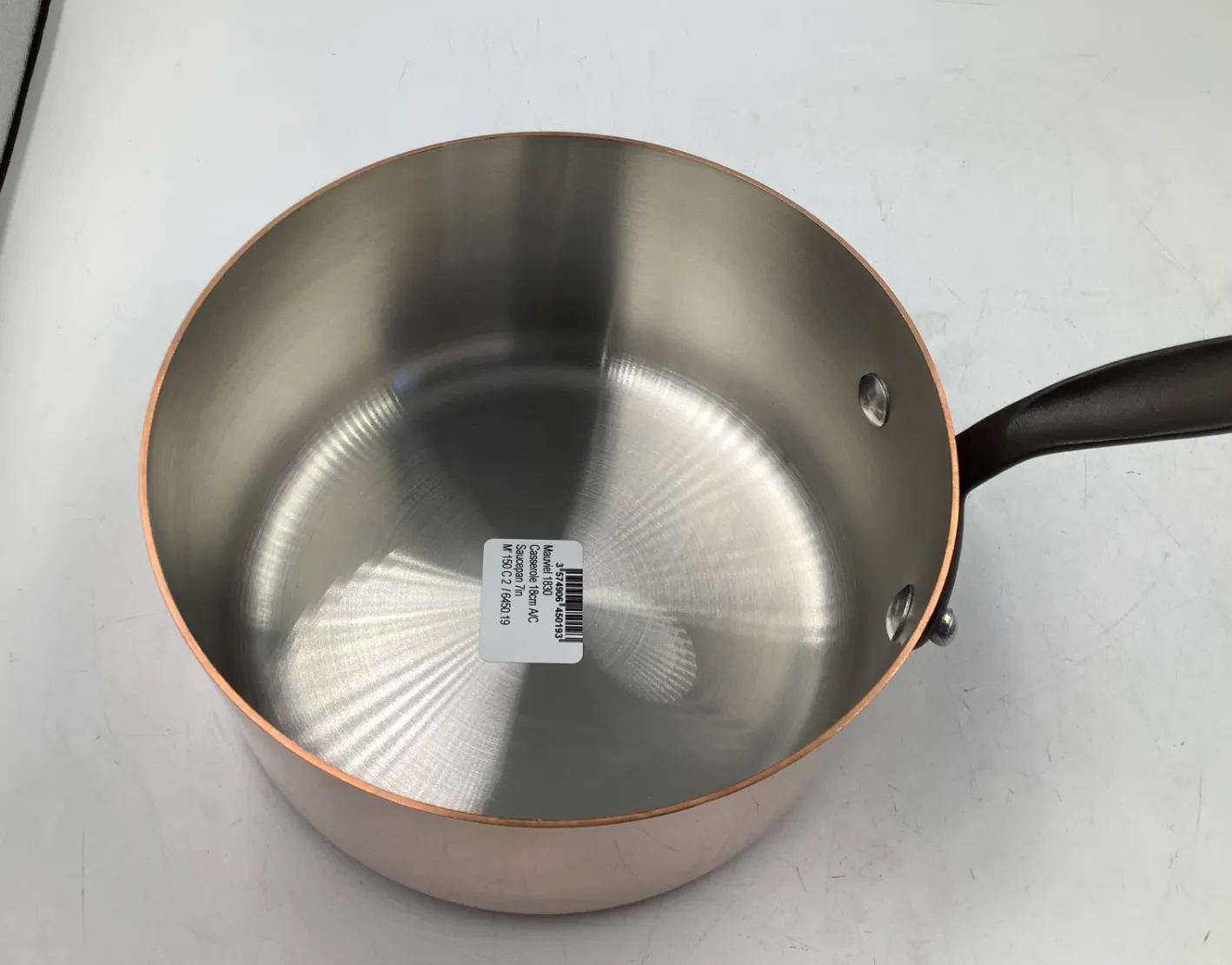 Mauviel M'Heritage 150 CI kastrull 19 cm koppar