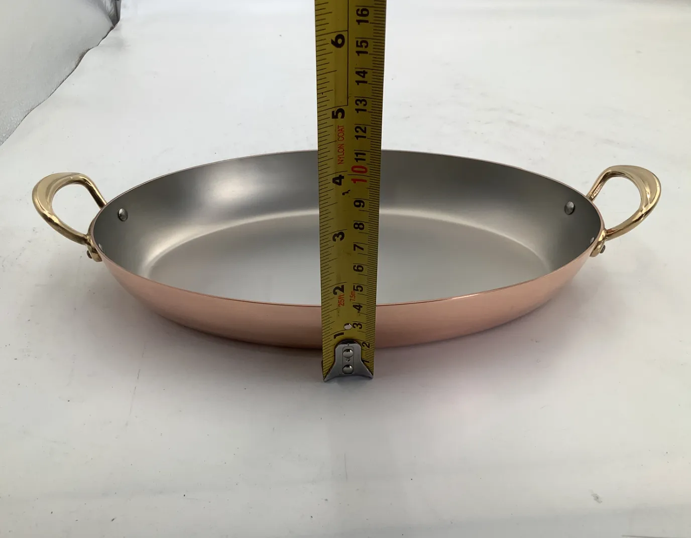 Mauviel M'Heritage M'150 B gratängform oval 25 cm koppar