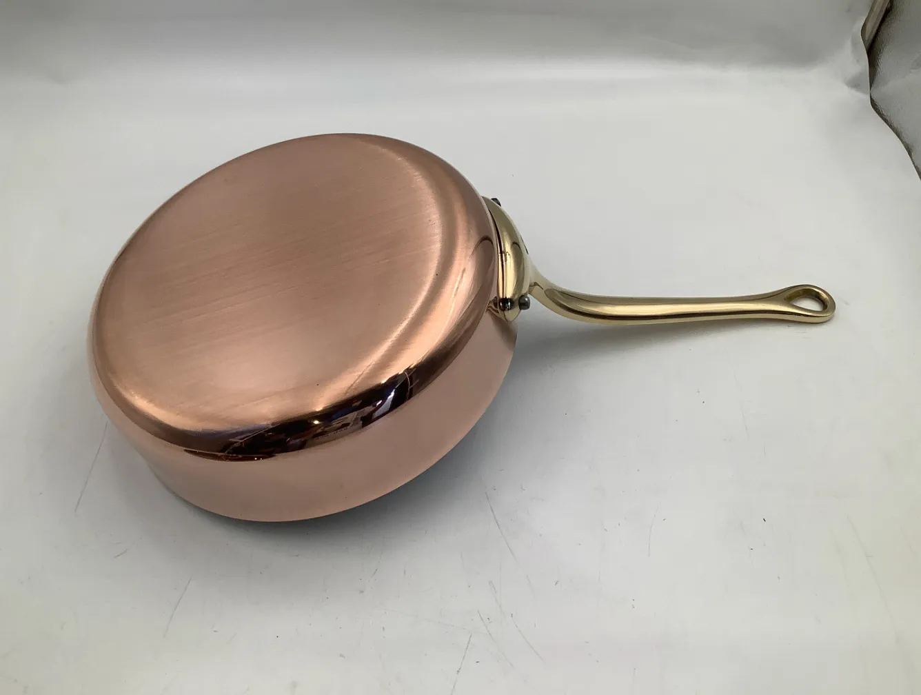 Mauviel M'Héritage M'200 B sauteuse koppar 3,3 qt mässing