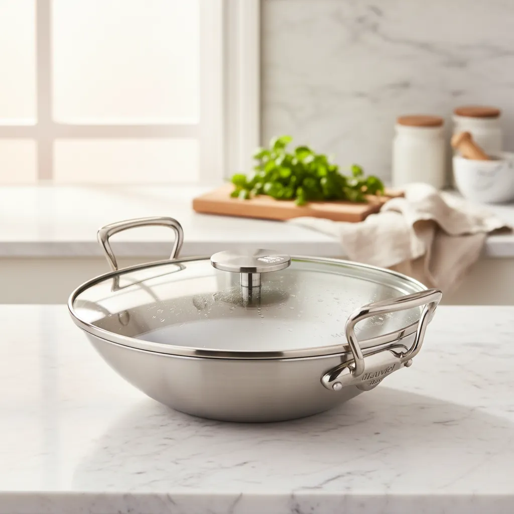 Mauviel M'Cook 5-Ply wok 32 cm rostfri induktion