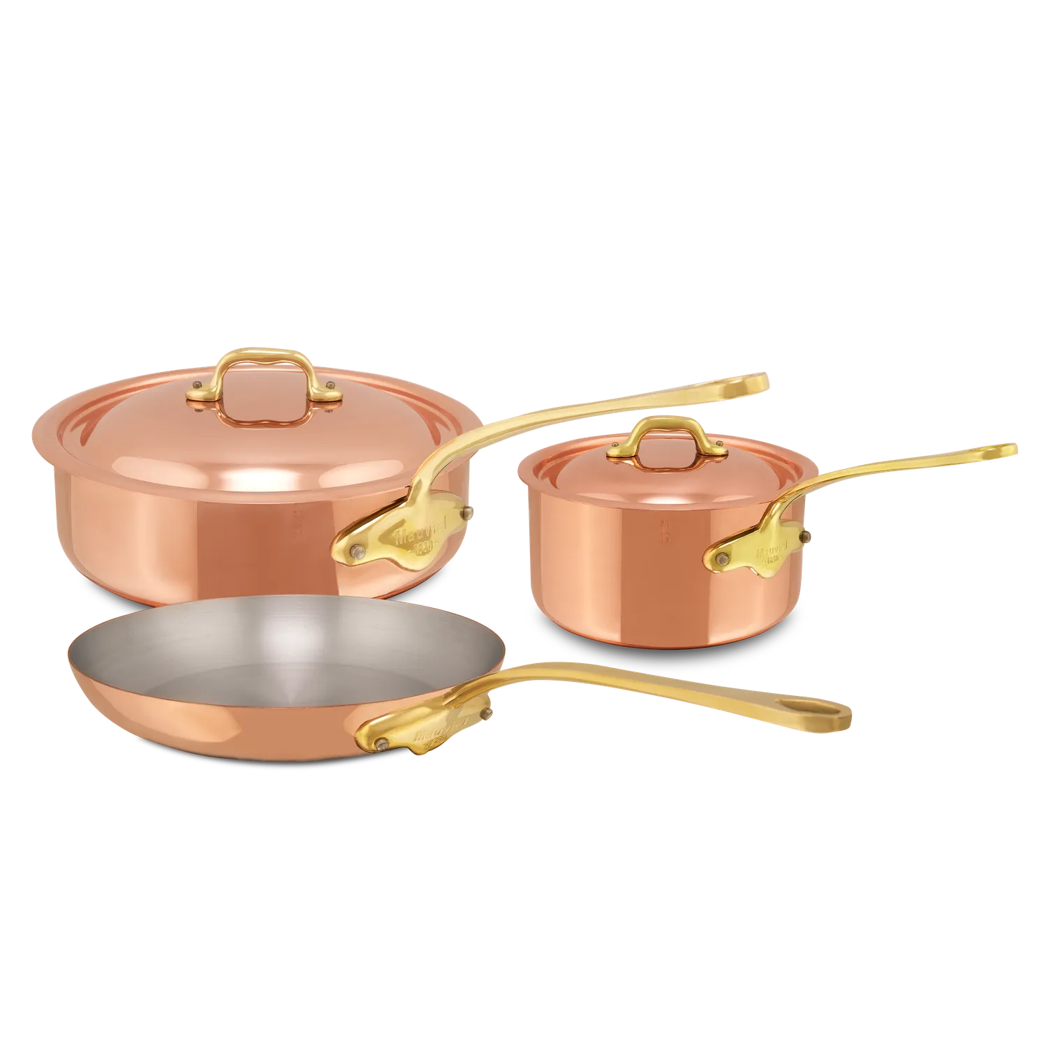 Mauviel M'Heritage M150B kastrullset koppar 5-delar