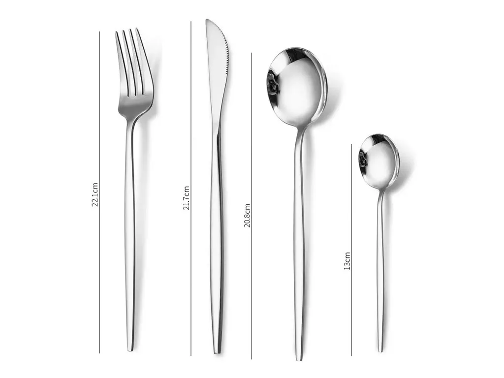 Cheffinger CF22126 bestickset 24 delar silver