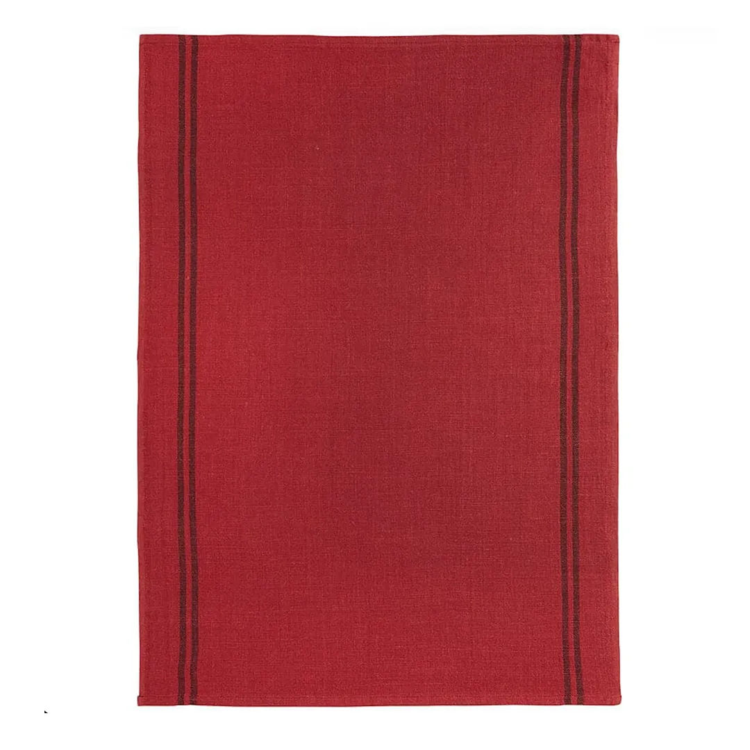 Mauviel 1830 kökshandduk linne broderad servering