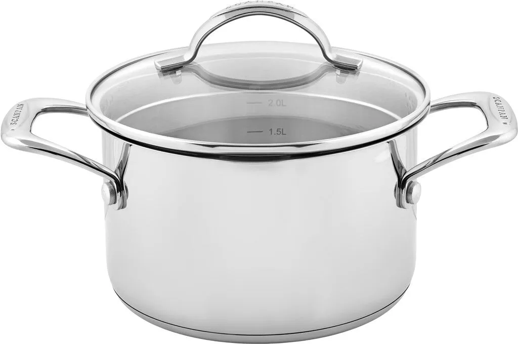 SCANPAN STS gryta 2,5 L 18 cm rostfritt stål