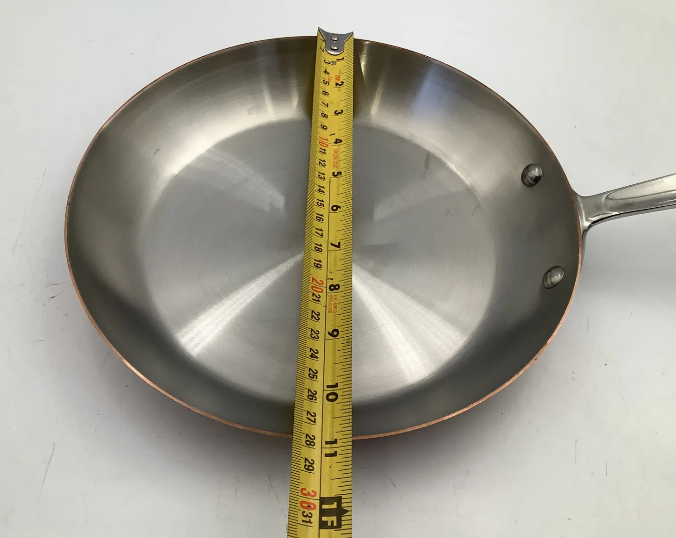 Mauviel M'Héritage M'150 S stekpanna 26 cm koppar box 8