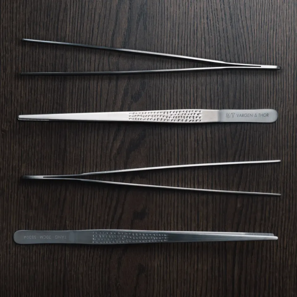Vargen & Thor Tång.2 kökspincett 30 cm stål