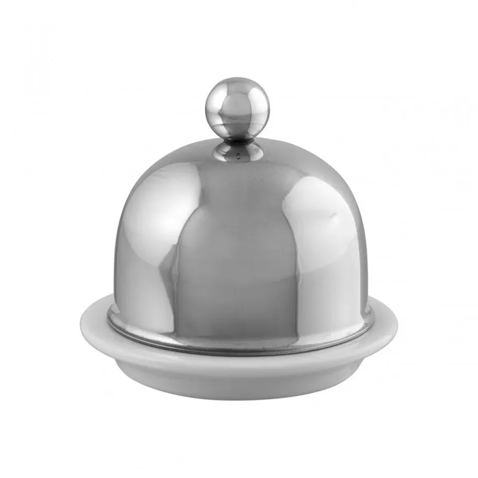 Mauviel M'Tradition Smörask rostfri porslin 9 cm