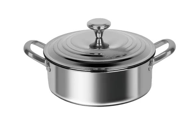 Cheffinger CF-3PLYSC24 traktörpanna 24 cm rostfri